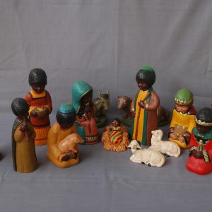 Crèche africaine de 20 cm
