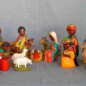 Crèche africaine complète