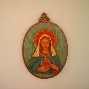 Saint Cœur de Marie bas relief