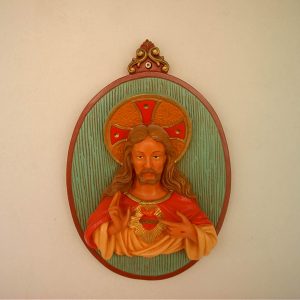 Sacré Cœur de Jésus bas relief
