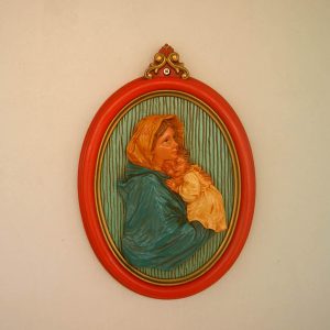 Vierge avec l’enfant endormi