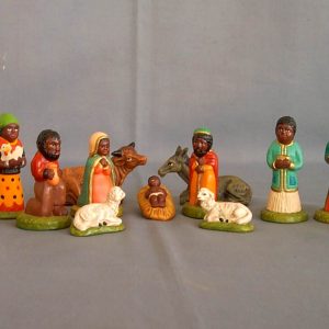 Crèche africaine 07 cm