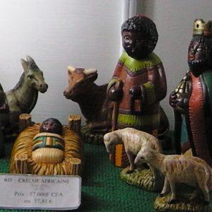Crèche africaine 18cm