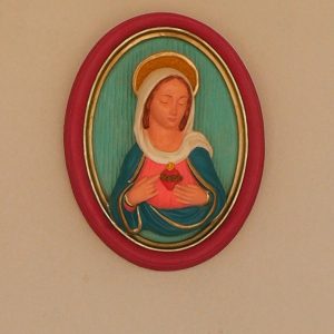 Saint Cœur de Marie bas relief PM
